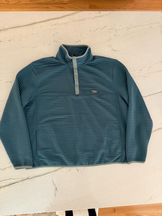 L.L. Bean Other - L.L. Bean Men's Airlight Knit Pullover Sweatshirt Size 3xl Blue Pocket